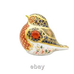 Royal Crown Derby Imari SGB Robin Paperweight