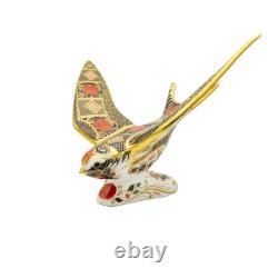Royal Crown Derby Imari SGB Swallow Paperweight