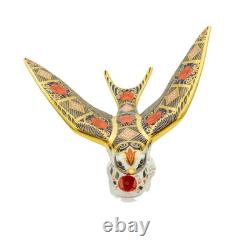 Royal Crown Derby Imari SGB Swallow Paperweight