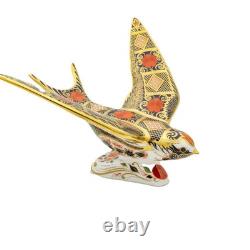 Royal Crown Derby Imari SGB Swallow Paperweight