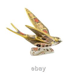 Royal Crown Derby Imari SGB Swallow Paperweight