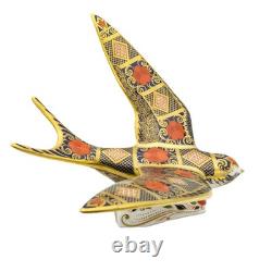Royal Crown Derby Imari SGB Swallow Paperweight