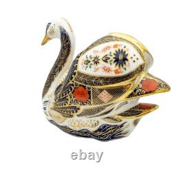 Royal Crown Derby Imari SGB Swan Paperweight