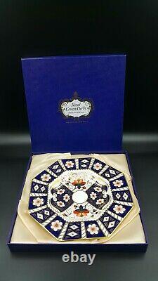 Royal Crown Derby Imari Traditional 2451 Octagonal Plate-First Quality-New
