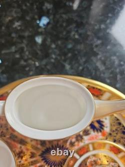 Royal Crown Derby Imari Vintage Miniature Teaset Tray 6 Pieces, 1128 Pattern