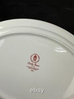 Royal Crown Derby Japan Kings Pattern Oval Carving Serving Platter Plate 35 cm