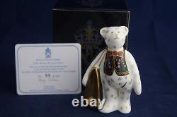 Royal Crown Derby John Raine New Zealand Ltd Ed Shopper Bear Original Box/cert