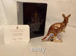 Royal Crown Derby Kangaroo Signature Limited Edition Paperweight