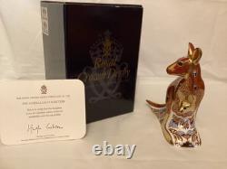 Royal Crown Derby Kangaroo Signature Limited Edition Paperweight