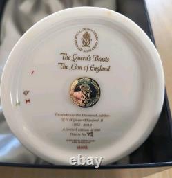 Royal Crown Derby LION OF ENGLAND Paperweight Limited Edition 72 of 250