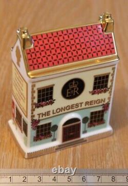 Royal Crown Derby LONGEST REIGN MINIATURE PUB Ltd Edition No. 58/ 500 1st Quality