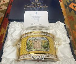 Royal Crown Derby Large Bough Pot Limited 29/100. Rare Queen Mother 100th Year