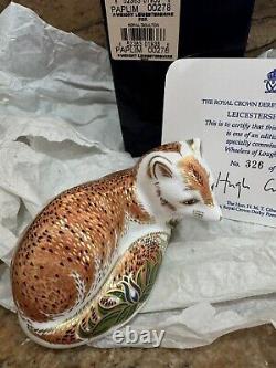 Royal Crown Derby Leicestershire Fox