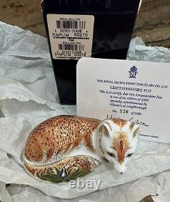 Royal Crown Derby Leicestershire Fox