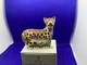 Royal Crown Derby Leopard Cub Paperweight 2012 Gold Stopper & Boxed