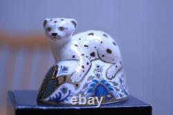 Royal Crown Derby, Leopard Cub, Paperweight, Ltd Edition Mint, Boxed + Cert
