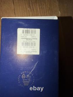 Royal Crown Derby Limited Edition Connaught House Striped Dolphin Paperweight