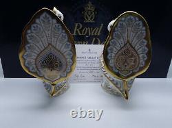 Royal Crown Derby Limited Edition Diamond Jubilee Doves Matching Pair