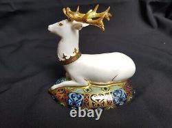 Royal Crown Derby Limited Edition Govier's White Hart, Perfect, Boxed, Cert