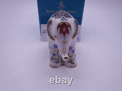 Royal Crown Derby Limited Edition Hari Infant Elephant Paperweight