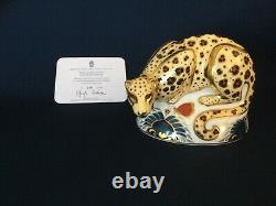 Royal Crown Derby Limited Edition Savannah Leopard