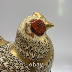 Royal Crown Derby, Limited edition Farmyard Hen, Paperweight. +certificate +Box