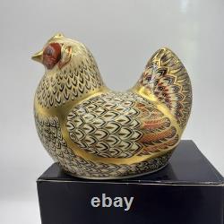 Royal Crown Derby, Limited edition Farmyard Hen, Paperweight. +certificate +Box
