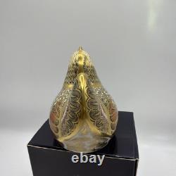 Royal Crown Derby, Limited edition Farmyard Hen, Paperweight. +certificate +Box