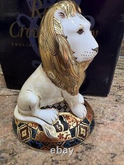 Royal Crown Derby Lion & Matching Plate