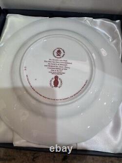 Royal Crown Derby Lion & Matching Plate