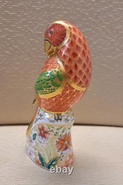 Royal Crown Derby Lorikeet Duo. Ltd Edition. Box. Gold Stoppers