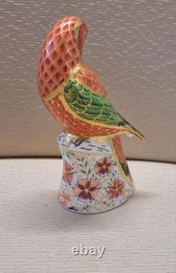 Royal Crown Derby Lorikeet. Ltd Edition. Gold Stopper