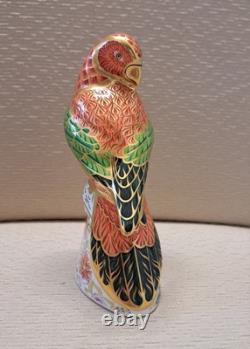 Royal Crown Derby Lorikeet. Ltd Edition. Gold Stopper