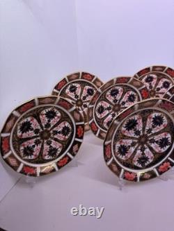 Royal Crown Derby Lovely Set of 6 Side Plates