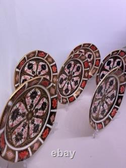 Royal Crown Derby Lovely Set of 6 Side Plates