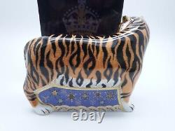 Royal Crown Derby Ltd Ed Designers' Choice Siberian Tiger Paperweights 377/750
