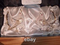 Royal Crown Derby Ltd. Ed. Diamond Jubilee Doves Elizabeth And Philip