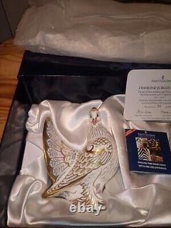 Royal Crown Derby Ltd. Ed. Diamond Jubilee Doves Elizabeth And Philip