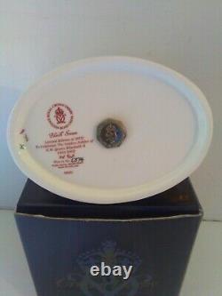 Royal Crown Derby Ltd Ed Golden Jubilee Black Swan Gold Stopper Boxed With Cert