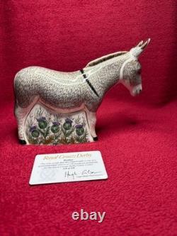 Royal Crown Derby Ltd Edition Donkey Paperweight with original Box & COA