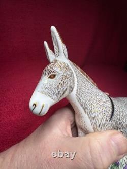 Royal Crown Derby Ltd Edition Donkey Paperweight with original Box & COA