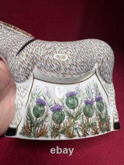 Royal Crown Derby Ltd Edition Donkey Paperweight with original Box & COA