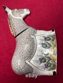 Royal Crown Derby Ltd Edition Donkey Paperweight with original Box & COA