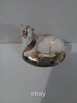 Royal Crown Derby Ltd Edition Unicorn Paperweight Certificate/Boxed/Gold Stopper