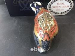 Royal Crown Derby MOONLIGHT BADGER Paperweight 21st Anniversary Stopper Signed
