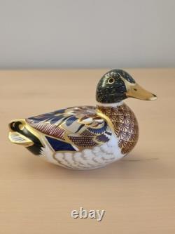 Royal Crown Derby Mallard Duck Paperweight Gold Stopper MMVII