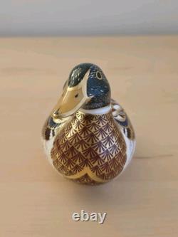 Royal Crown Derby Mallard Duck Paperweight Gold Stopper MMVII
