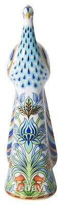 Royal Crown Derby Manor Peacock William Morris Bird Paperweight New'1st