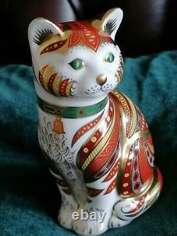Royal Crown Derby Marmaduke the Cat Limited Edition, box and certficate
