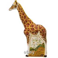 Royal Crown Derby Masai Giraffe Paperweight 1st Quality (Ex-Display)